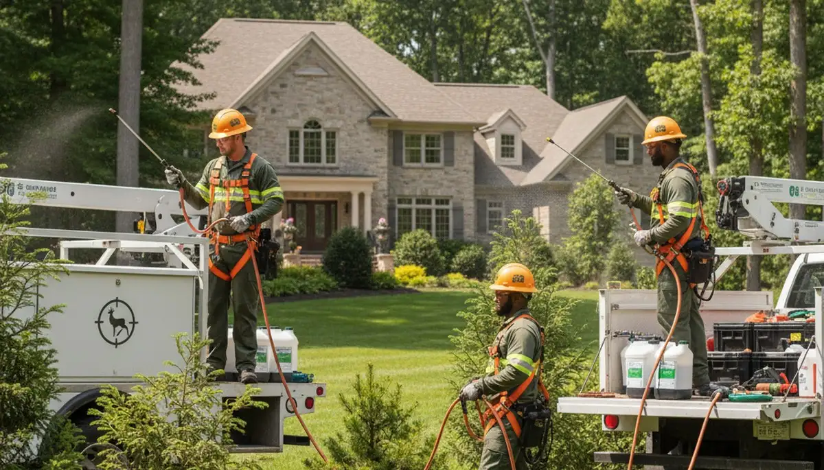 Deer deterrent service protecting trees and landscapes in Richmond, VA