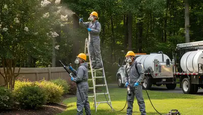 Richmond, VA tree service crew providing professional tick control for safer yards